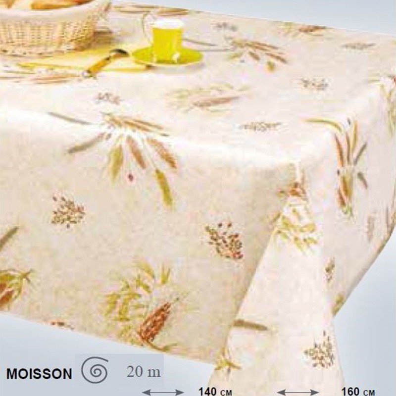protège-table Nappe toile cirée motifs épi de blé moisson anti-tâche