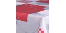 NAPPE PROTEGE TABLE ZOE ROUGE