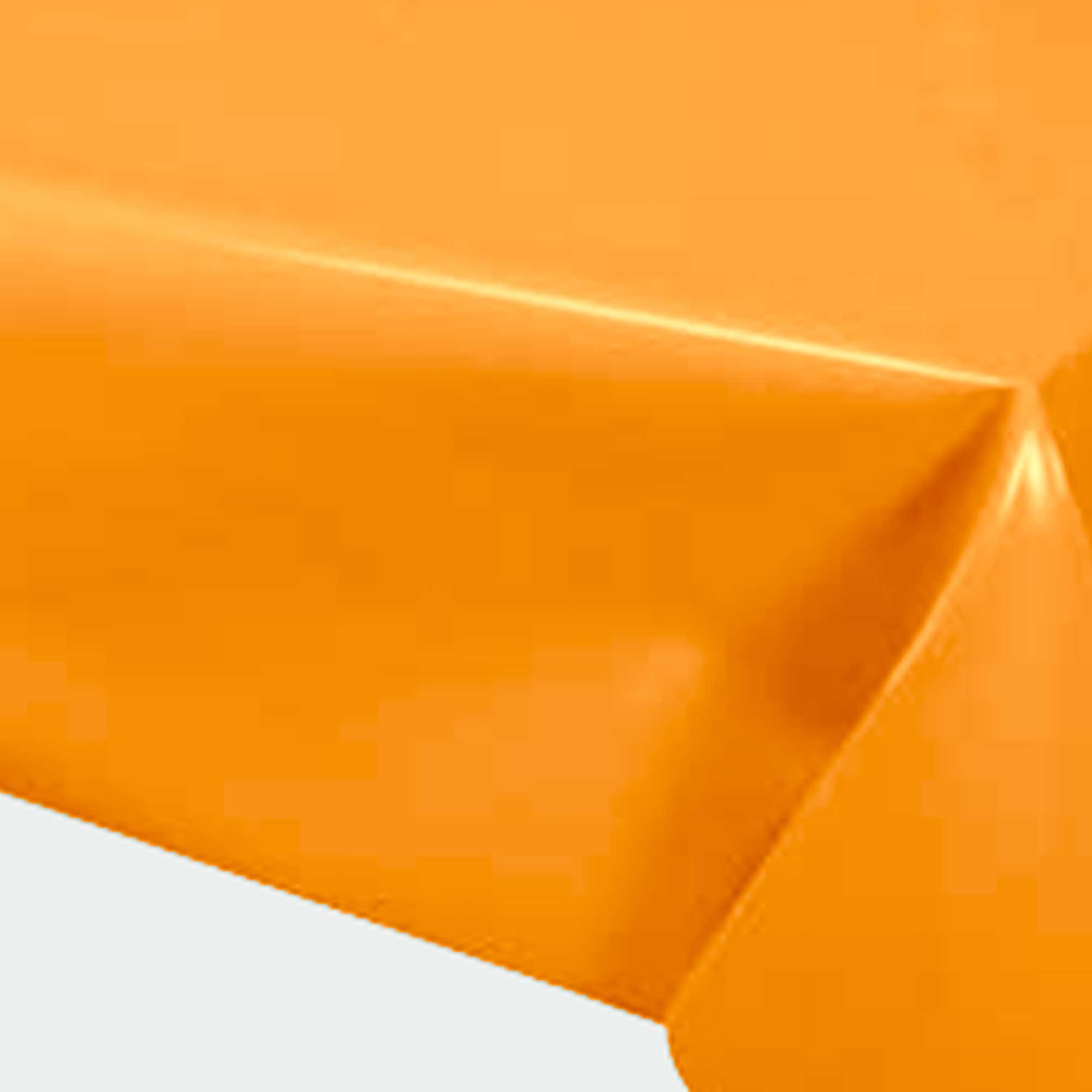 Nappe en toile cirée rectangulaire Riabig - 140 x 200 cm - Orange