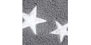 Poncho étoile gris