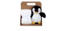 Plaid sac à dos shone pingouin
