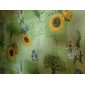 NAPPE 140 CM DE LARGE EN TOILE CIREE FREJUS VERT 