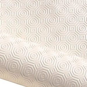 molleton pour table MadeInNature blanc rectangle 157 cm PVC écologique
